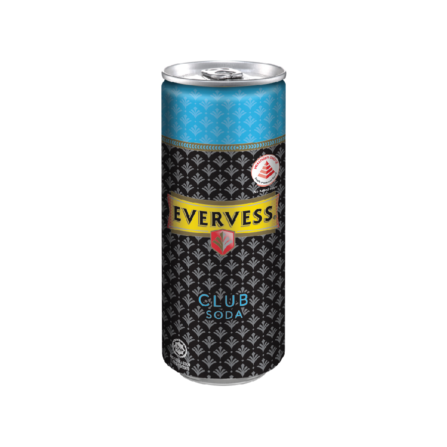 Evervess Soda Water Can 320ml