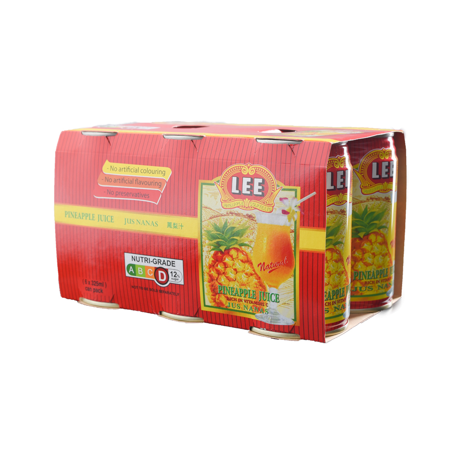 Lee Pineapple 325ml x 6s