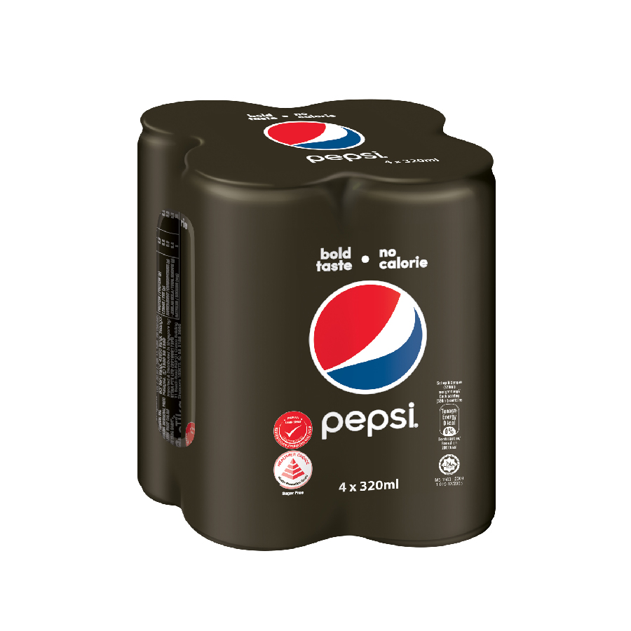 Pepsi Black 320ml 4s