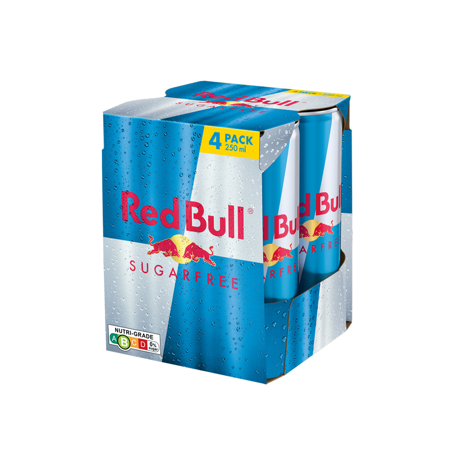 Red Bull Sugarfree 250ml x 4s
