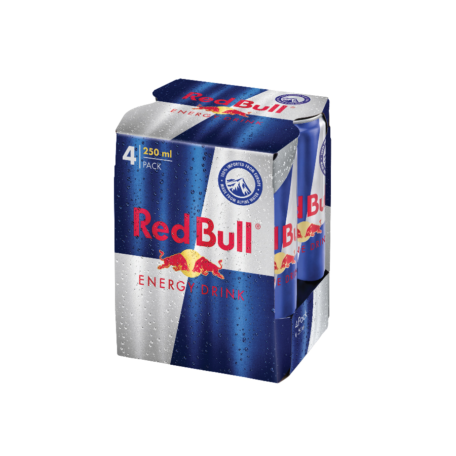 Red Bull Energy Drink 250ml x 4s