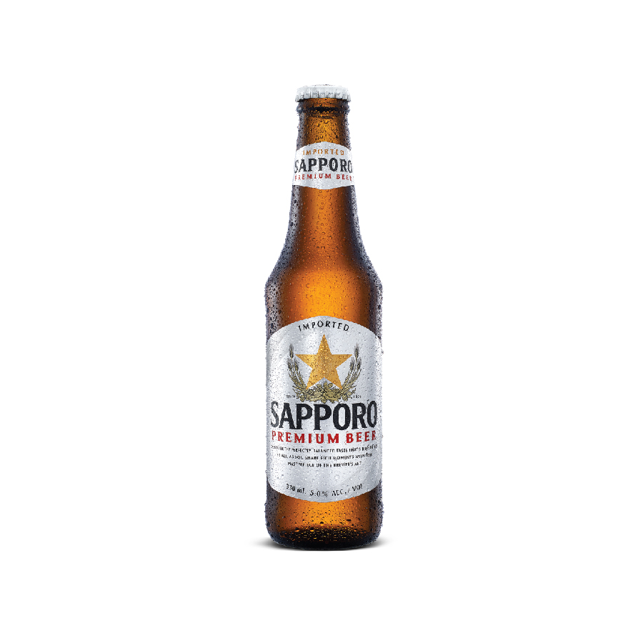 Sapporo 330ml Bottle