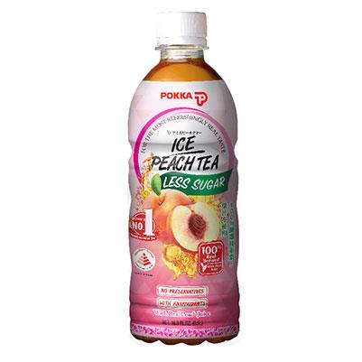 Ice Peach Tea Less Sugar 500ml