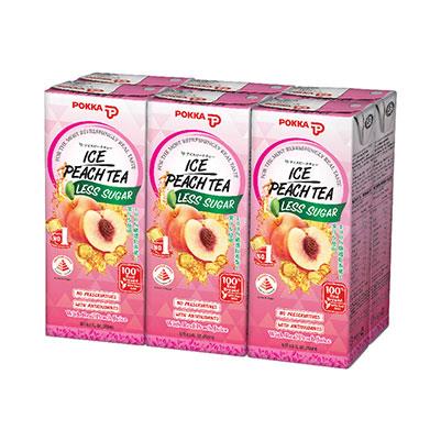 Ice Peach Tea Less Sugar 250ml x 6s