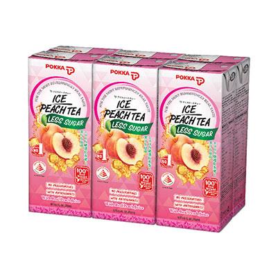 Ice Peach Tea Less Sugar 250ml x 6s