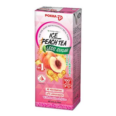 Ice Peach Tea Less Sugar 250ml