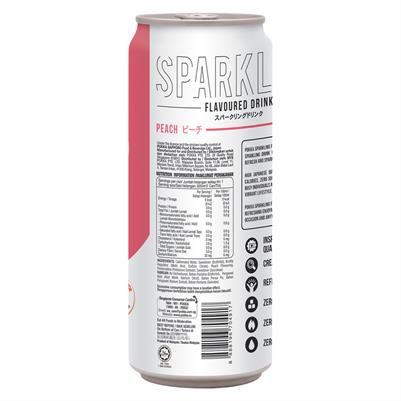 Sparkling Flavoured Drink Peach 325ml